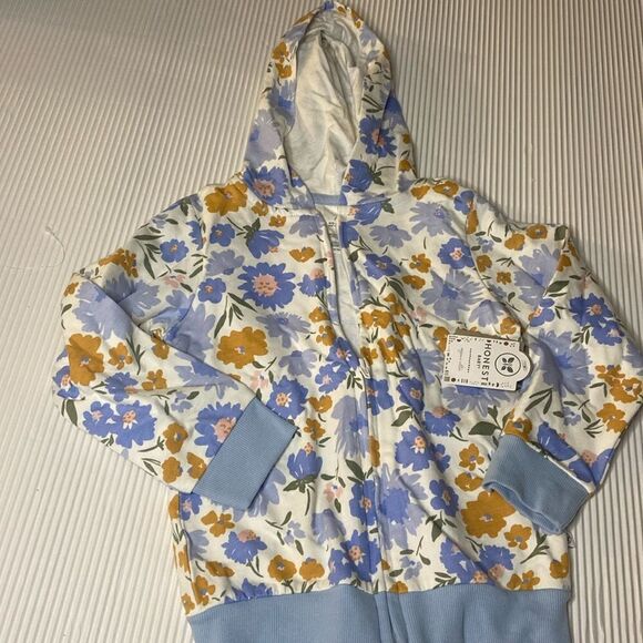 Honest Baby Girl Floral Jacket 4T - Picture 3 of 5